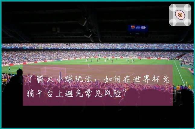 了解大小球玩法，如何在世界杯竞猜平台上避免常见风险？